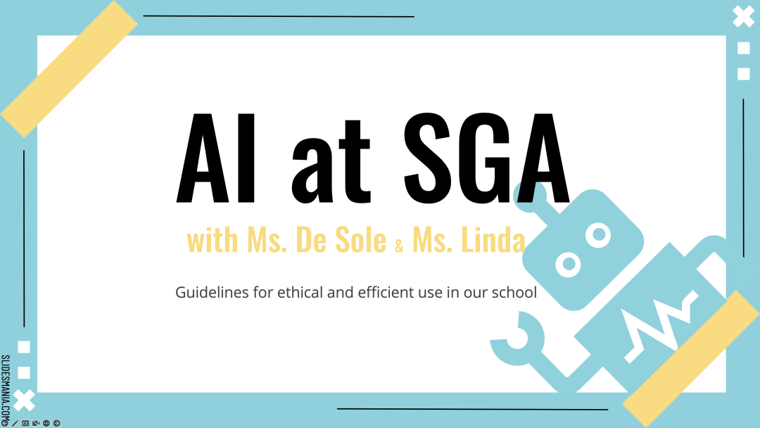 中学部人工智能主题家长沙龙 Parent Workshop: AI at SGA 中学部人工智能主题家长沙龙 Parent Workshop: AI at SGA